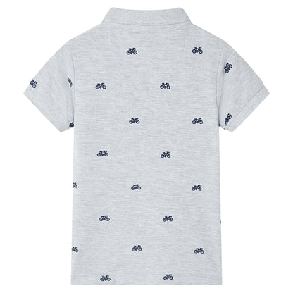 Kinderpoloshirt  140 gemêleerd grijs Grijs