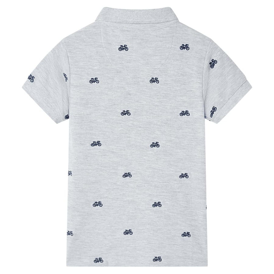 Kinderpoloshirt  140 gemêleerd grijs Grijs