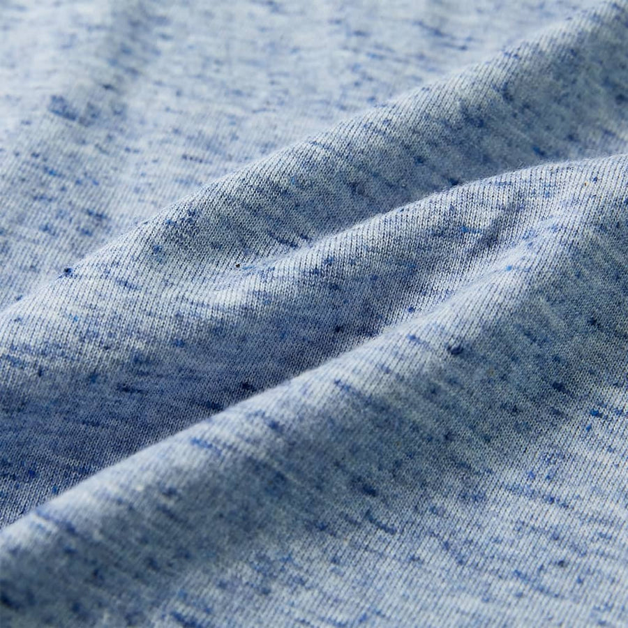 Kindershirt met korte mouwen 116 gemêleerd blauw Blauw 116