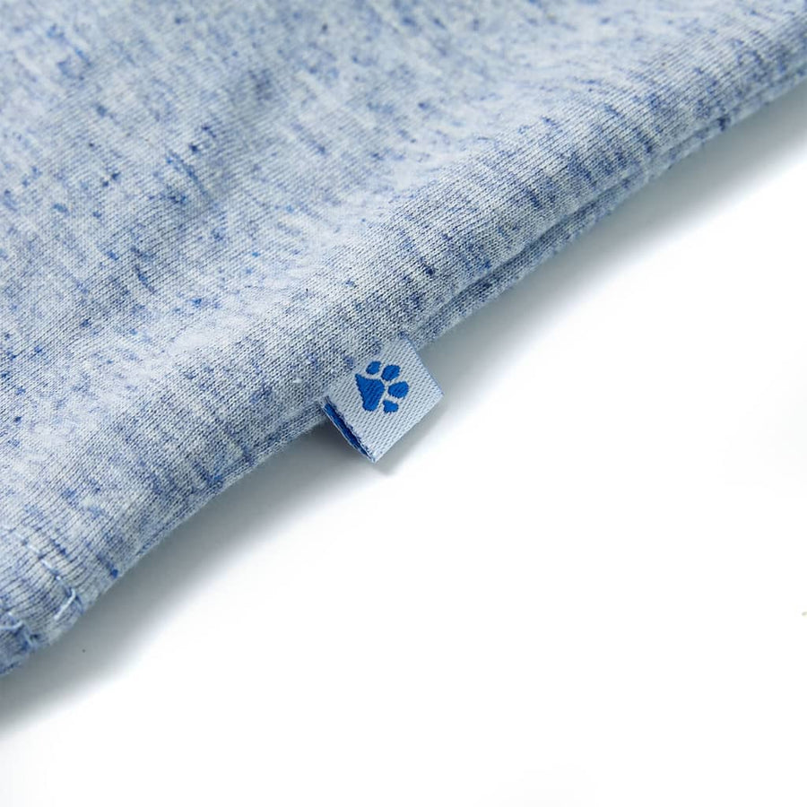 Kindershirt met korte mouwen 140 gemêleerd blauw Blauw 140