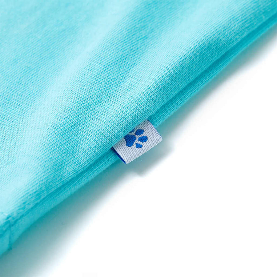 Kindershirt met korte mouwen 116 zeeblauw Aqua