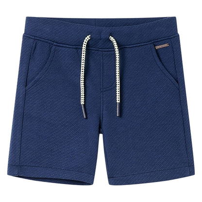 Kindershorts met trekkoord 104 donkerblauw 104