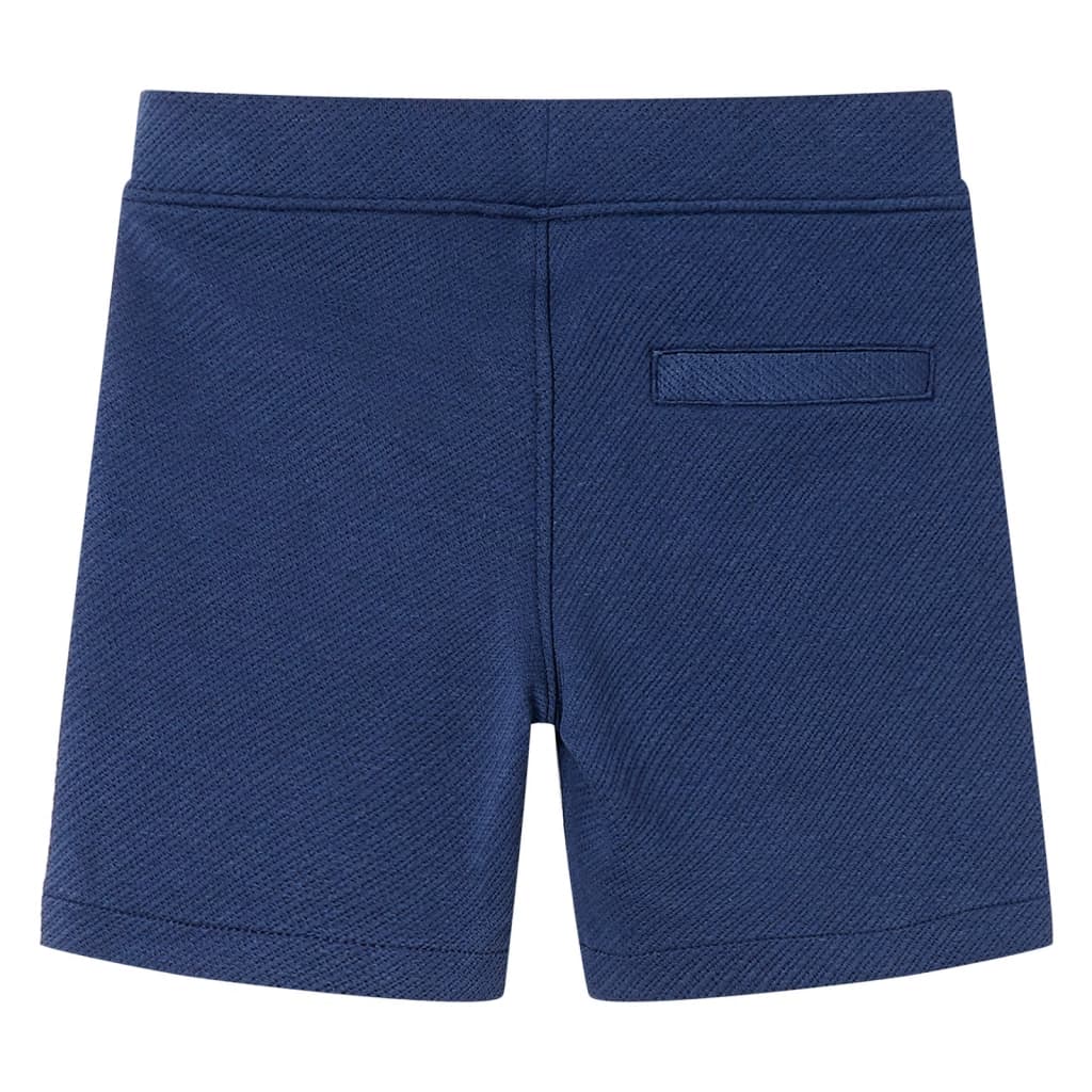 Kindershorts met trekkoord 104 donkerblauw 104