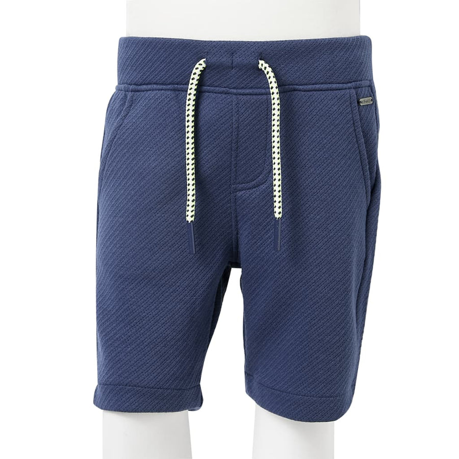 Kindershorts met trekkoord 104 donkerblauw 104