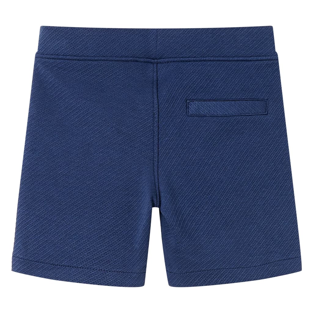 Kindershorts met trekkoord 116 donkerblauw 116