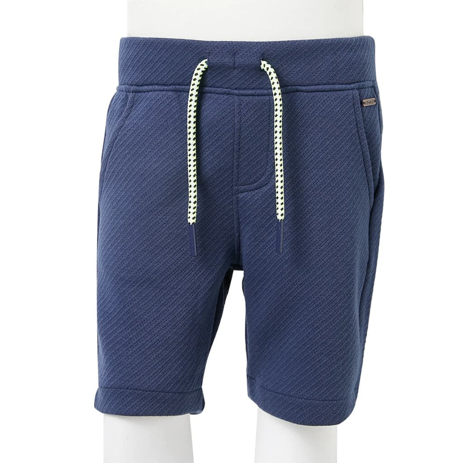 Kindershorts met trekkoord 116 donkerblauw 116