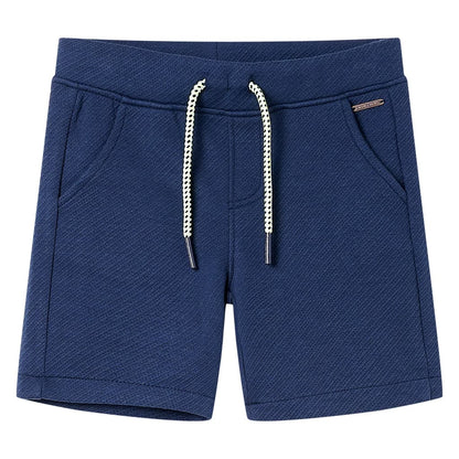 Kindershorts met trekkoord 128 donkerblauw 128