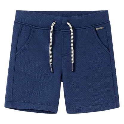 Kindershorts met trekkoord 140 donkerblauw 140