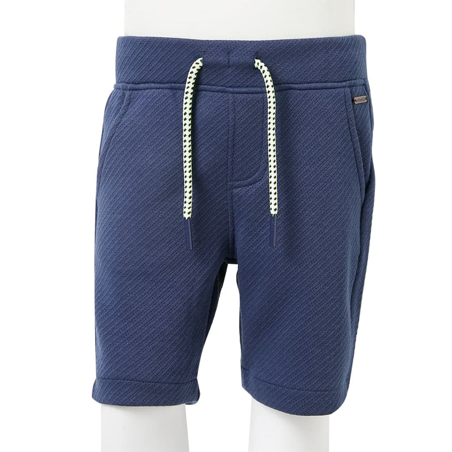 Kindershorts met trekkoord 140 donkerblauw 140
