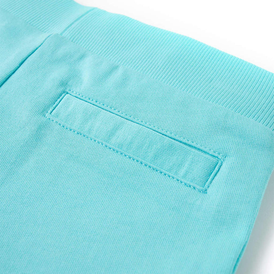 Kindershorts met trekkoord 128 zeeblauw Aqua