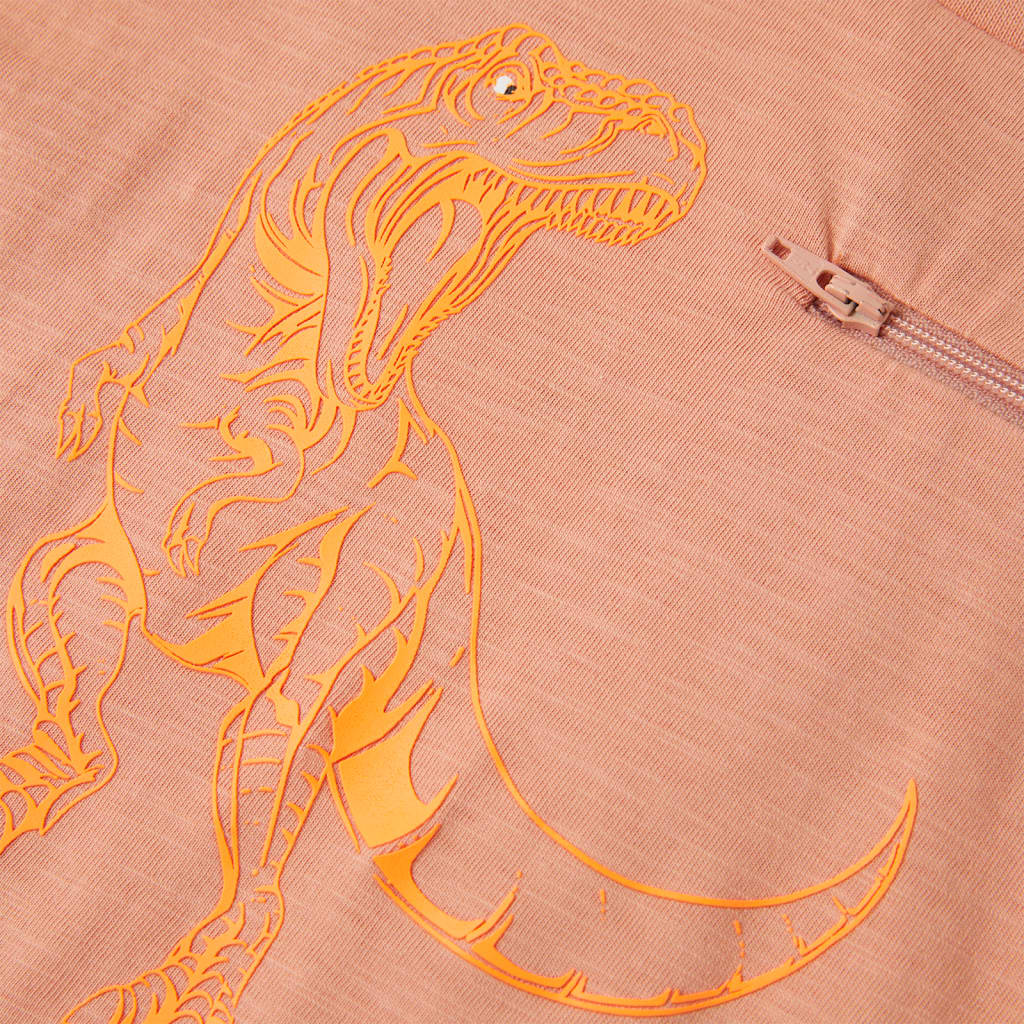 Kindershirt met korte mouwen 128 lichtoranje orange 128