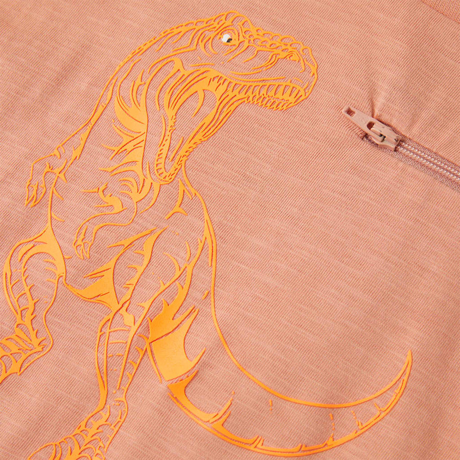 Kindershirt met korte mouwen 128 lichtoranje orange 128