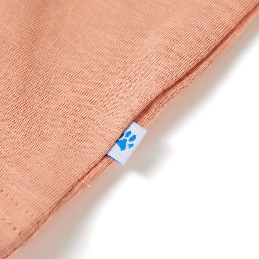 Kindershirt met korte mouwen 128 lichtoranje orange 128