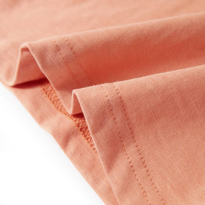Kindershirt met korte mouwen 128 lichtoranje orange 128