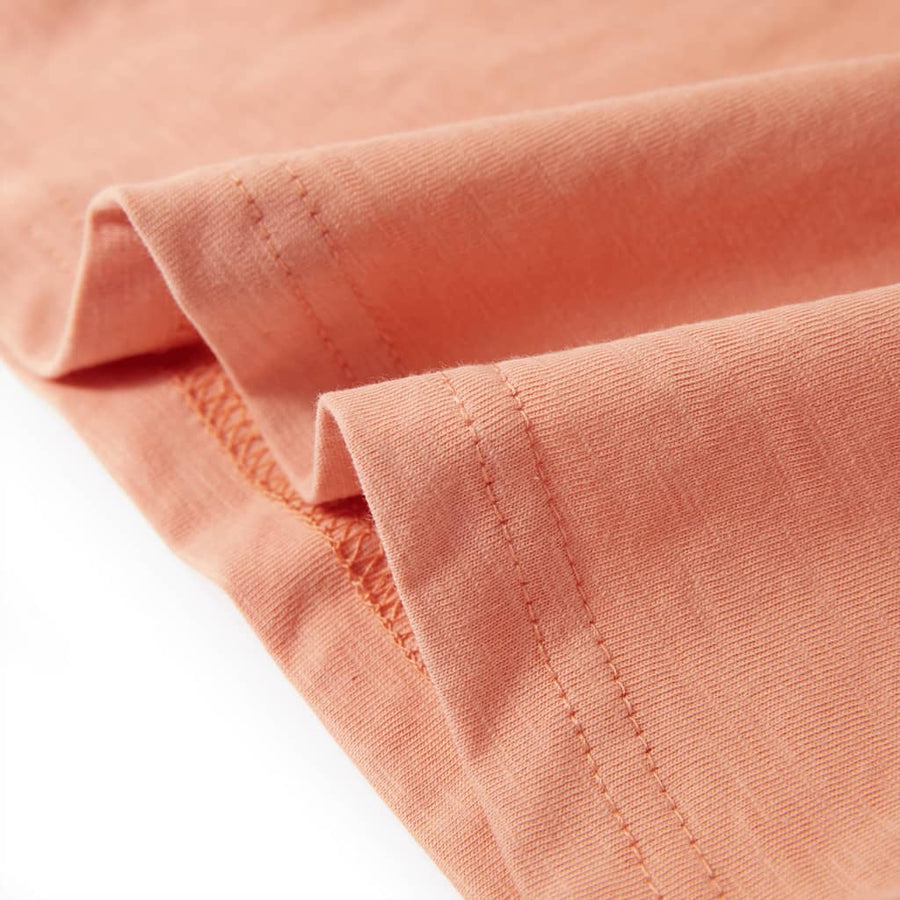 Kindershirt met korte mouwen 128 lichtoranje orange 128