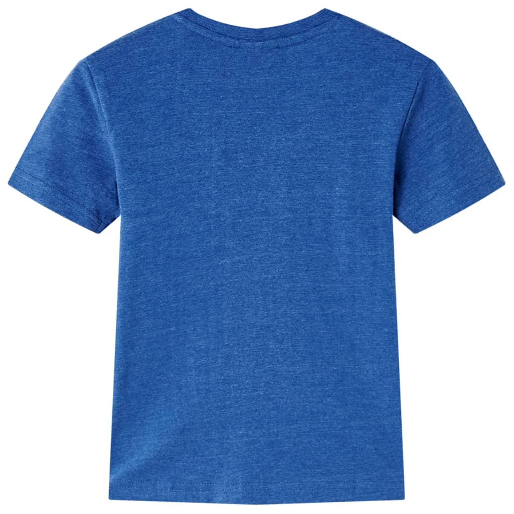 Kindershirt 116 gemêleerd donkerblauw Donkerblauw 116