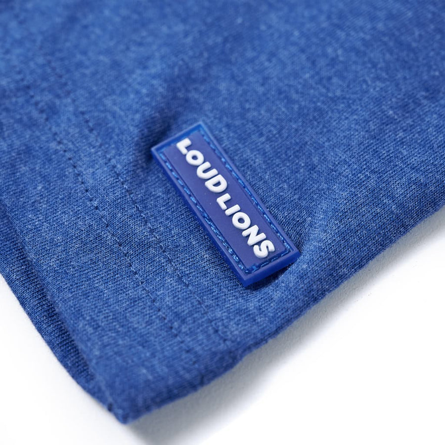 Kindershirt 116 gemêleerd donkerblauw Donkerblauw 116