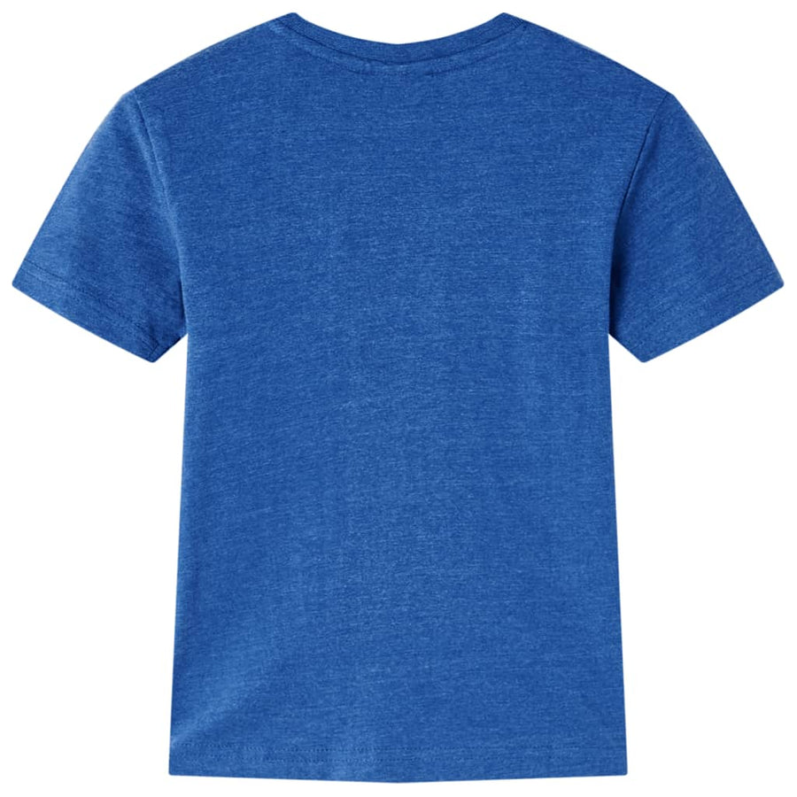 Kindershirt 140 gemêleerd donkerblauw Donkerblauw 140