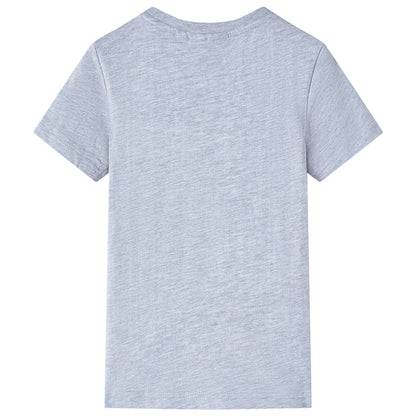 Kindershirt 116 grijs Grijs