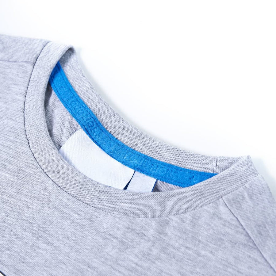 Kindershirt 116 grijs Grijs