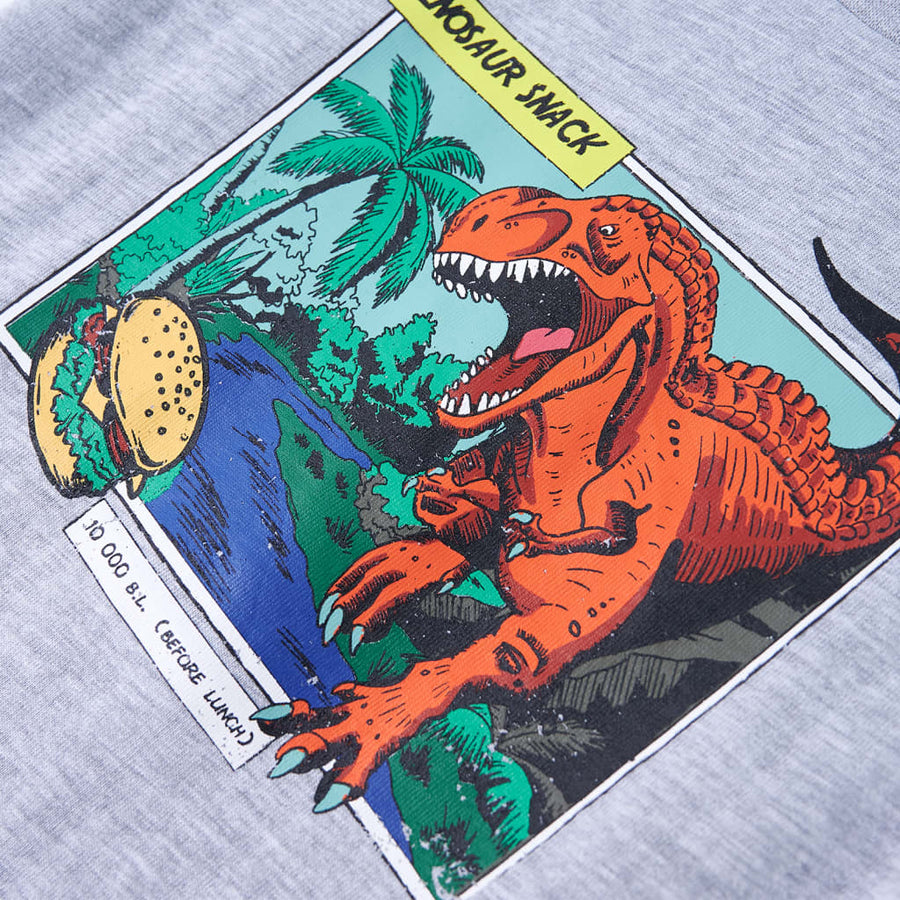 Kindershirt 116 grijs Grijs