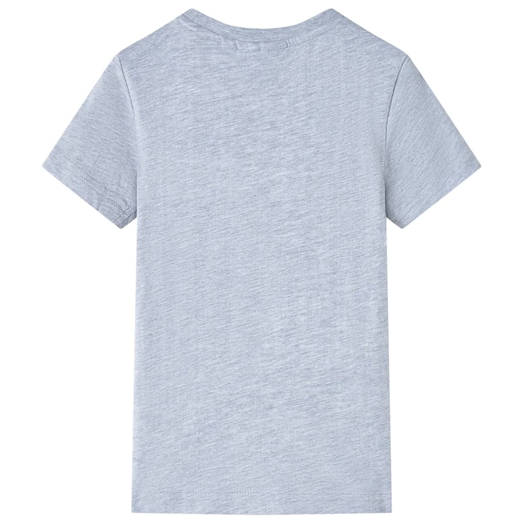 Kindershirt 128 grijs Grijs