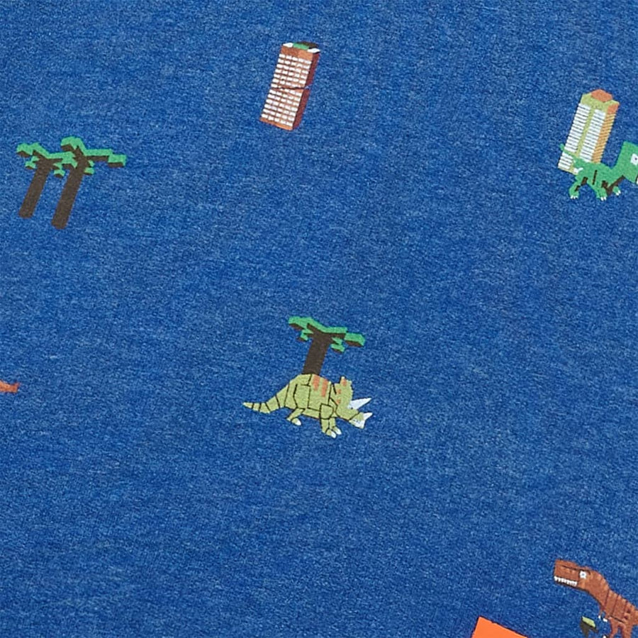 Kindertrui 116 gemêleerd donkerblauw