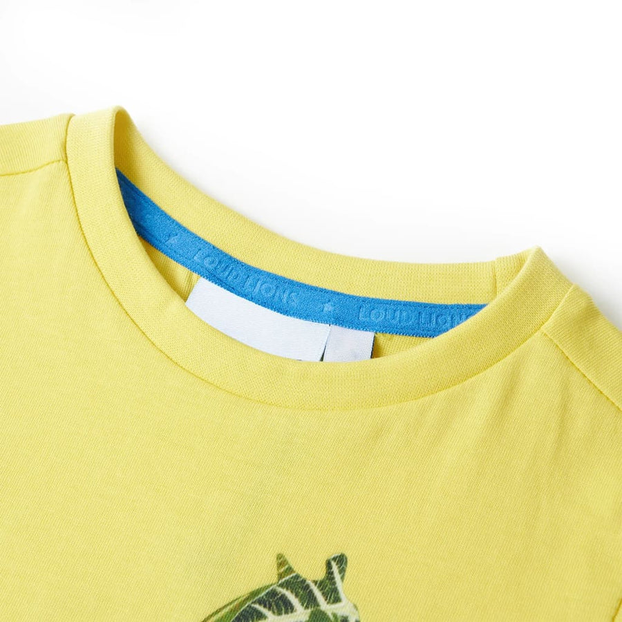 Kindershirt 116 geel Geel