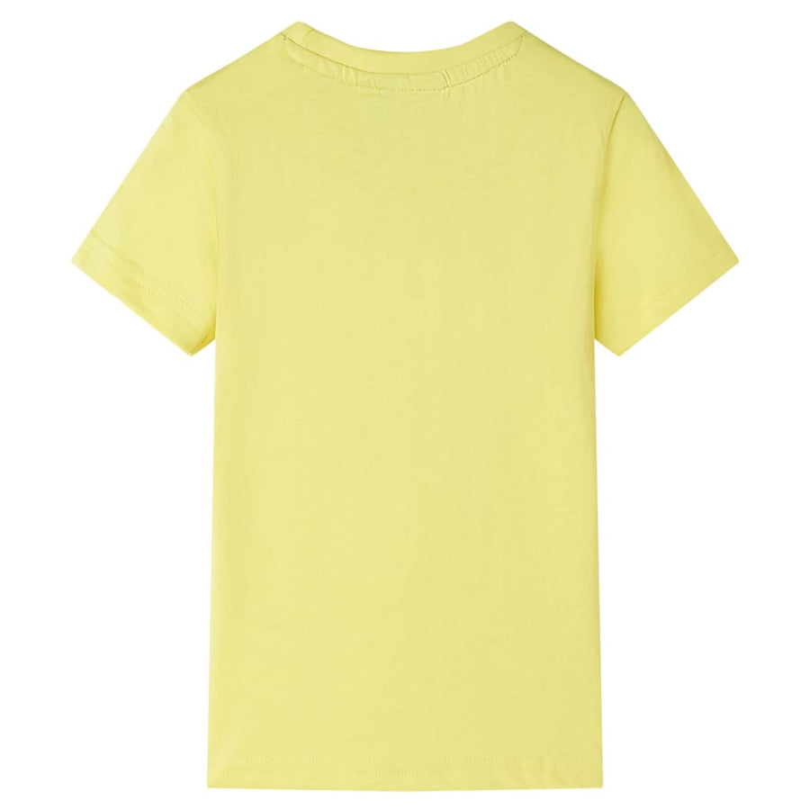 Kindershirt 128 geel Geel