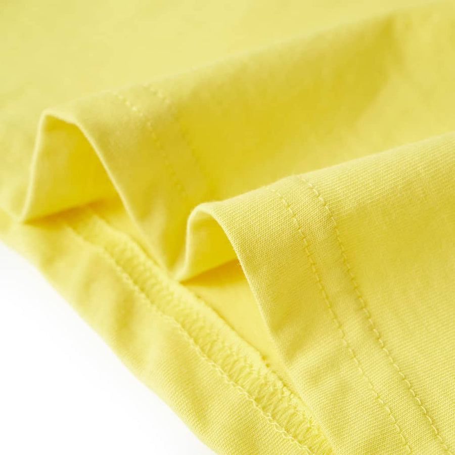 Kindershirt 128 geel Geel