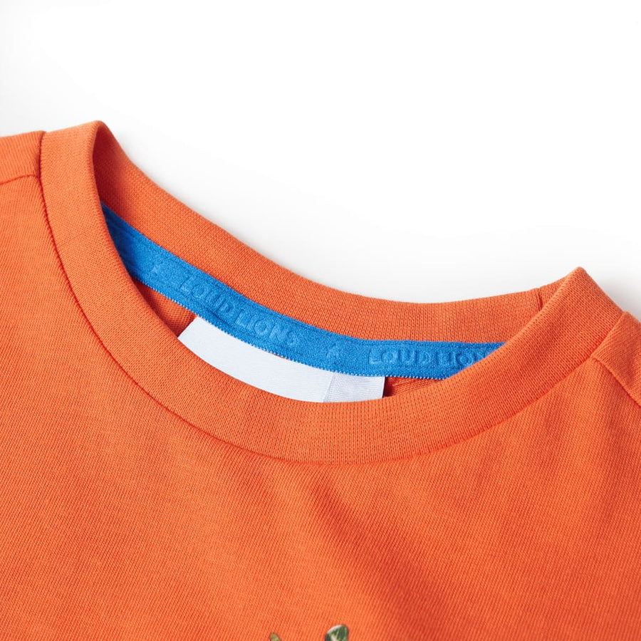 Kindershirt 104 feloranje orange