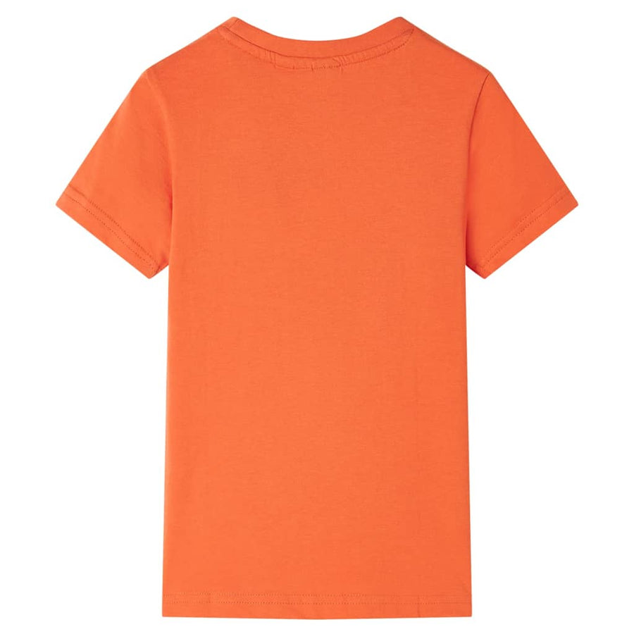Kindershirt 116 feloranje orange