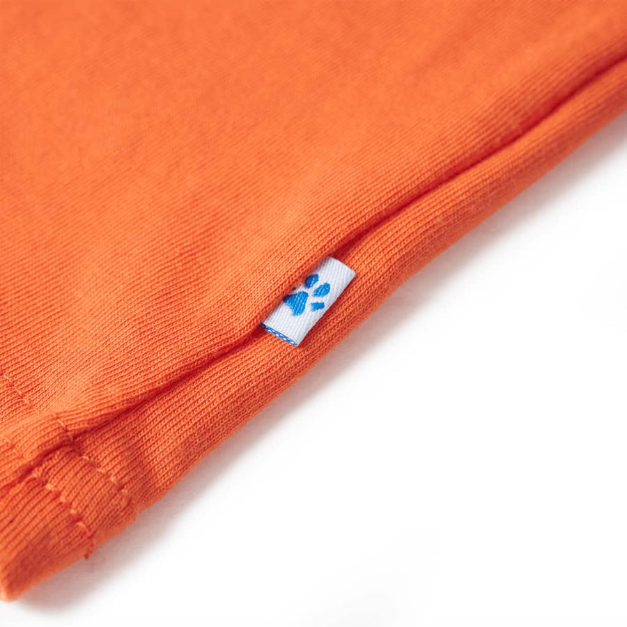 Kindershirt 116 feloranje orange