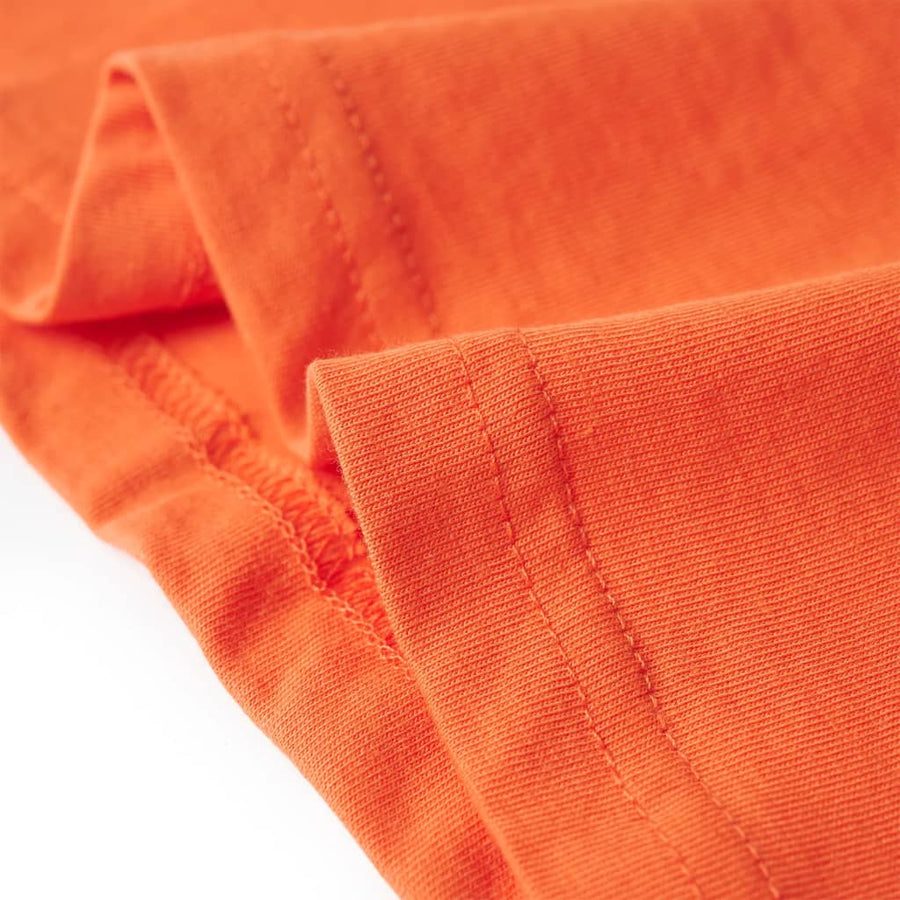 Kindershirt 116 feloranje orange