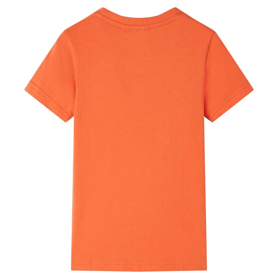 Kindershirt 128 feloranje orange
