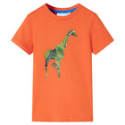 Kindershirt 140 feloranje katoen