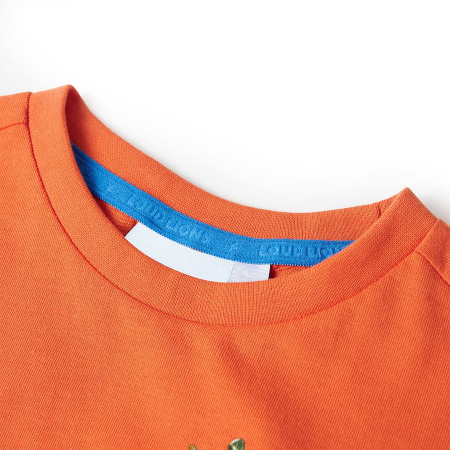 Kindershirt 140 feloranje orange