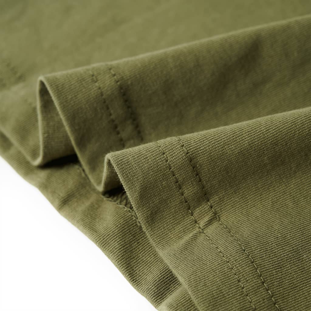 Kindershirt 104 kakikleurig Kaki 104