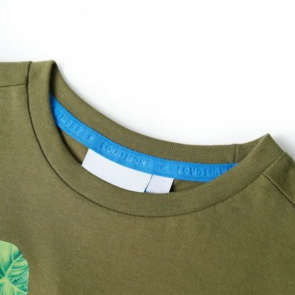 Kindershirt 116 kakikleurig Kaki 116
