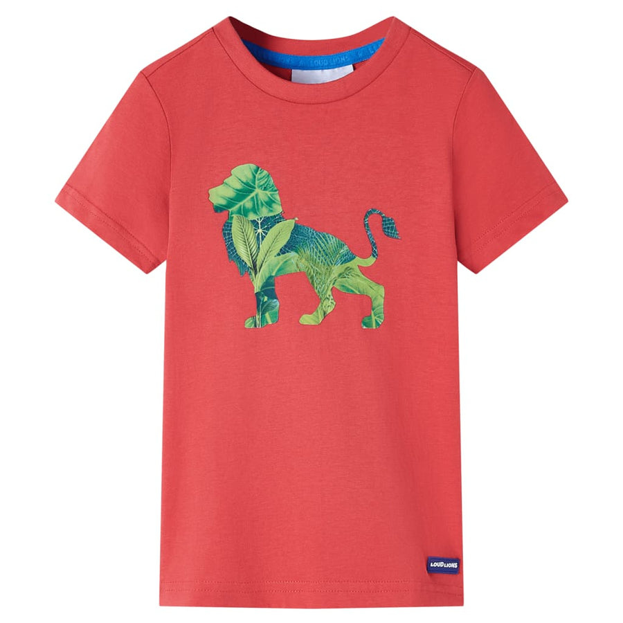 Kindershirt 128 rood Rood 128