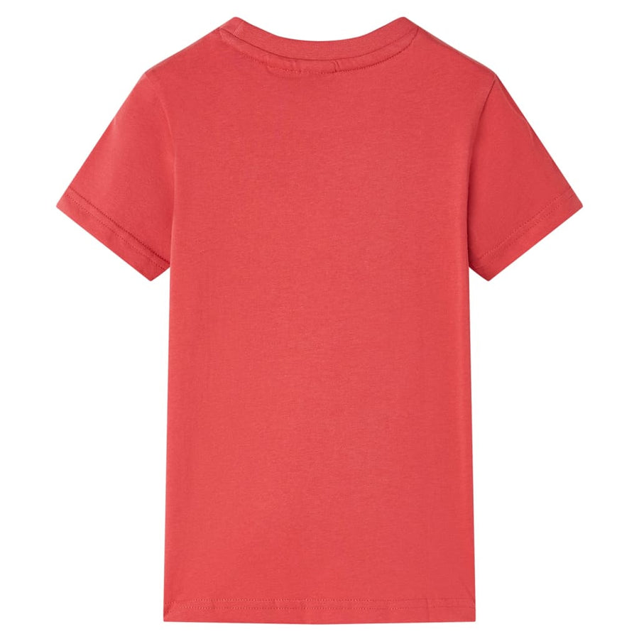 Kindershirt 128 rood Rood 128