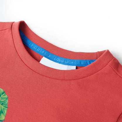 Kindershirt 128 rood Rood 128