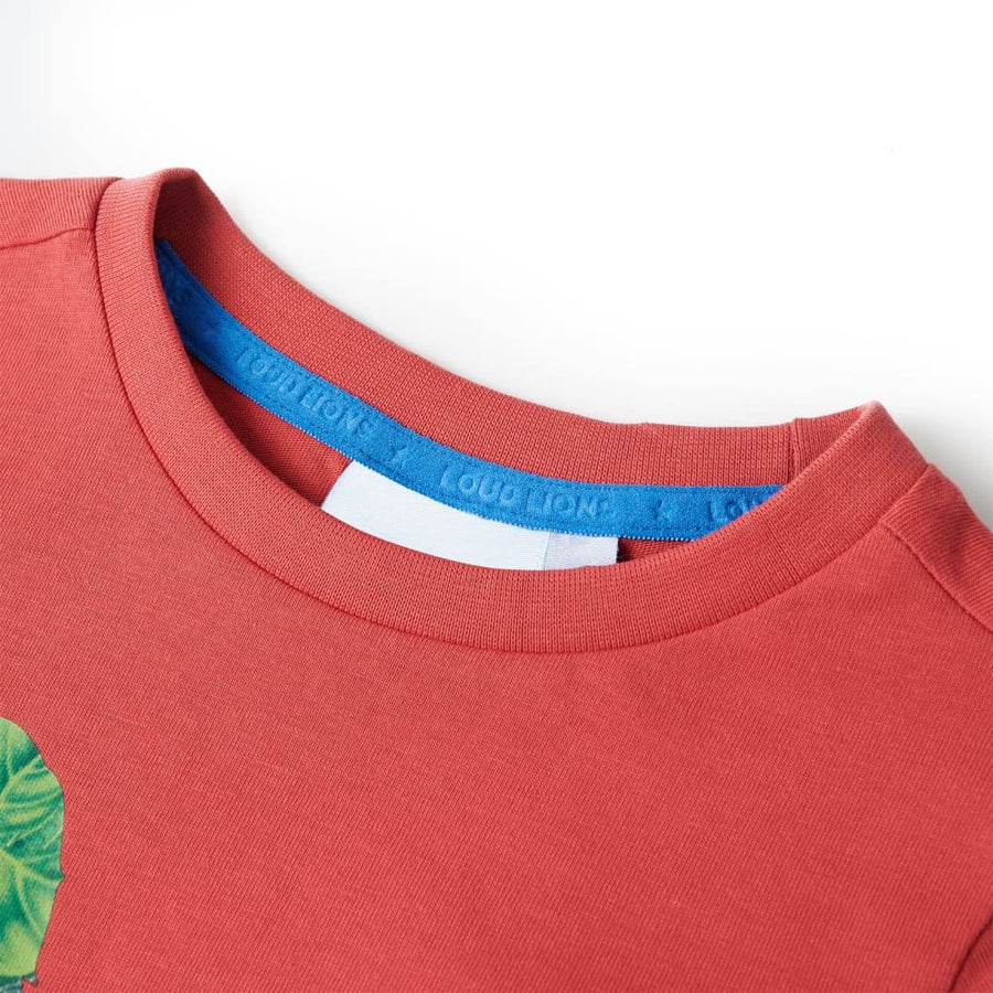 Kindershirt 128 rood Rood 128