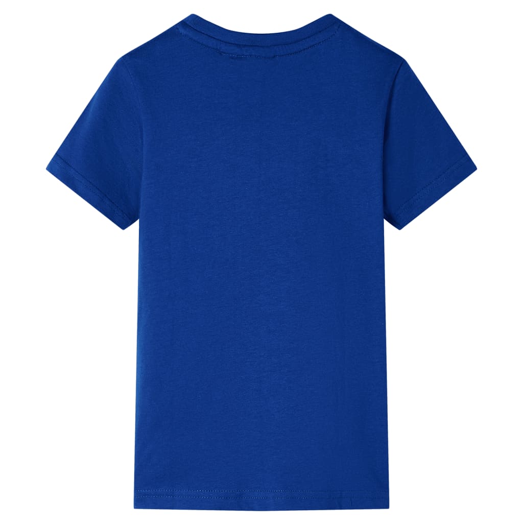 Kindershirt 104 donkerblauw Blauw