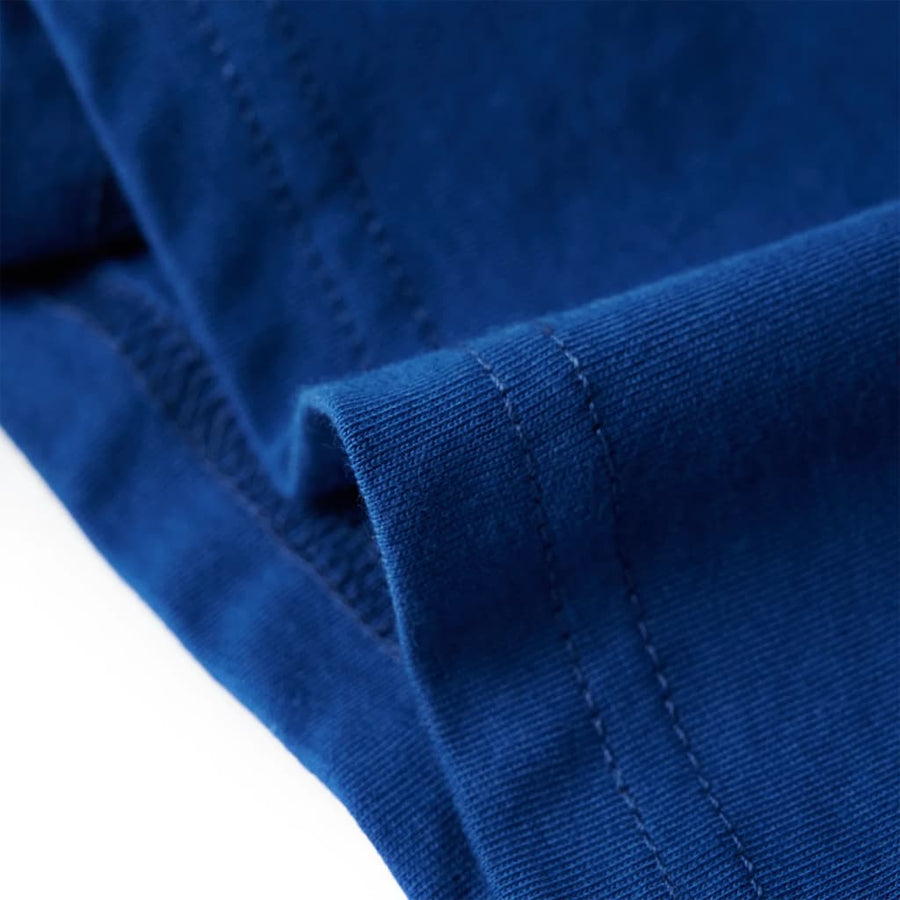 Kindershirt 104 donkerblauw Blauw