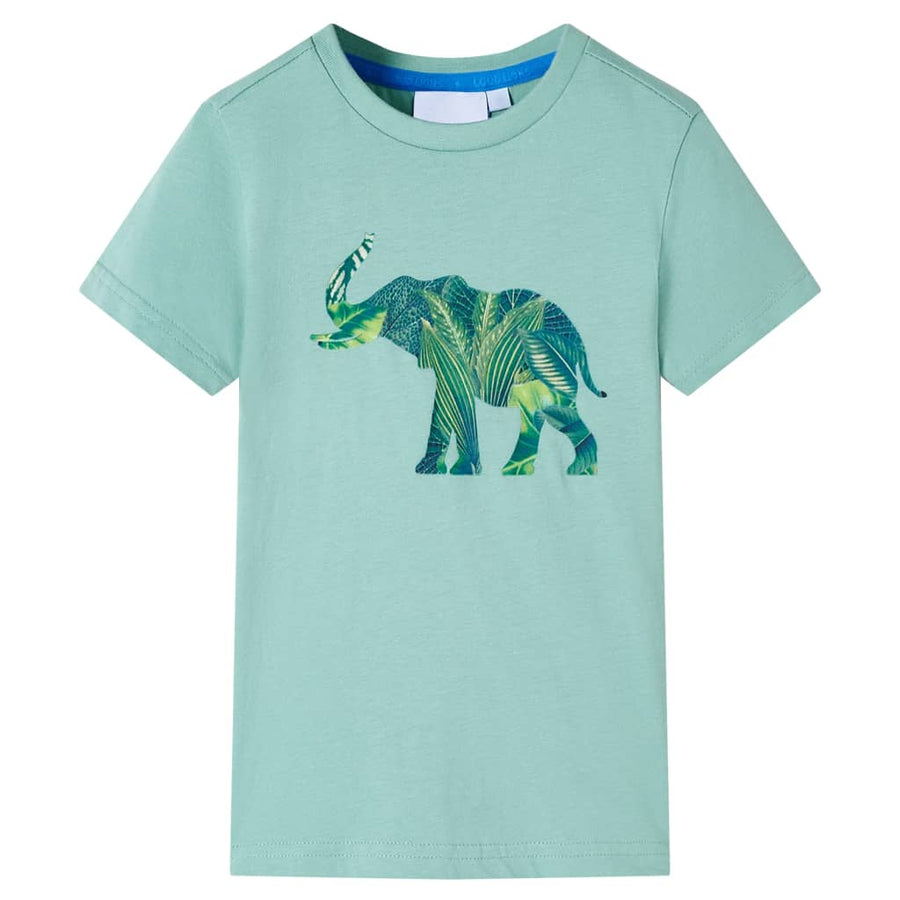 Kindershirt 104 lichtkakikleurig Kaki