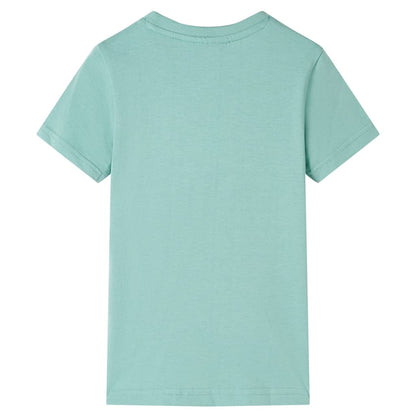 Kindershirt 116 lichtkakikleurig Kaki