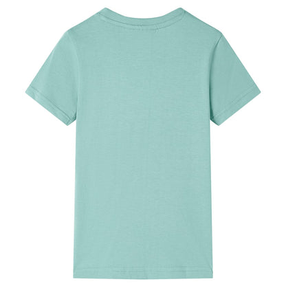 Kindershirt 128 lichtkakikleurig Kaki