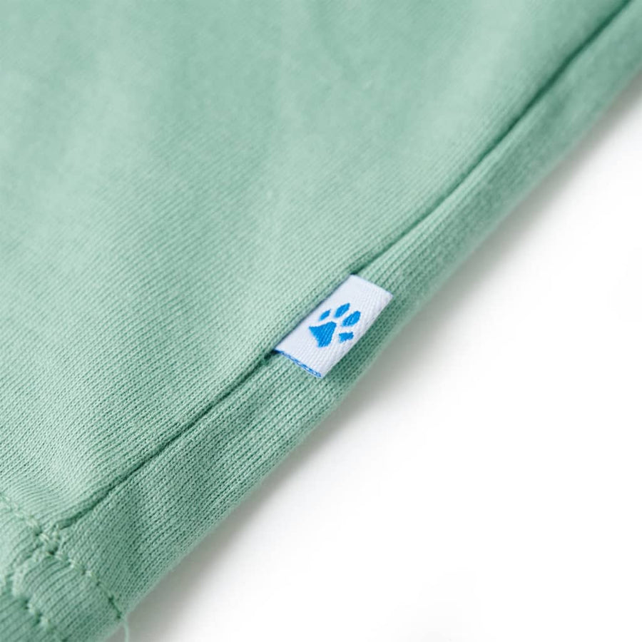 Kindershirt 128 lichtkakikleurig Kaki