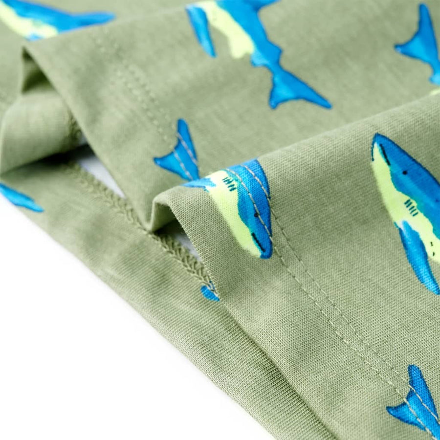 Kindershirt 104 lichtkakikleurig Kaki